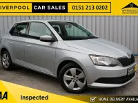 Used Skoda Fabia SE 90 HP (66 kW) 2015 Silver Hatchback