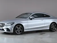 Used Mercedes C200 AMG line 184 HP (135 kW) 2019 Silver Coupe