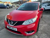 Used Nissan Pulsar N-TEC 110 HP (80 kW) 2015 Red Hatchback