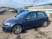 Used VW Golf VI SE 122 HP (89 kW) 2009 Blue Hatchback