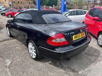 Used Mercedes CLK200 Avantgarde 2005 Black Cabriolet