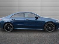 Used Mercedes CLA220 AMG Line Premium Plus 190 HP (139 kW) 2022 Blue Sedan