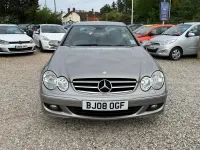 Begagnad Mercedes CLK200 Avantgarde 2008 Silver Sportkupé