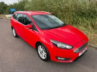 Used Ford Focus Zetec 120 HP (88 kW) 2016 Red Estate
