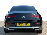 Used Mercedes CLA200 AMG line 161 HP (118 kW) 2021 Black Coupe