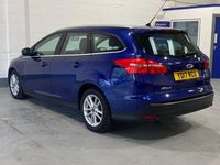 Used Ford Focus Zetec 100 HP (73 kW) 2017 Blue Estate
