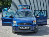 Used Ford Fusion Zetec 2008 Blue Hatchback