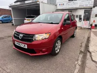 Used Dacia Sandero Ambiance 75 HP (55 kW) 2016 Red Hatchback