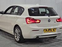 Used BMW 118 Sport Line 2019 White Hatchback
