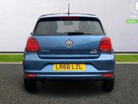 Used VW Polo Match 90 HP (66 kW) 2016 Blue Hatchback