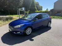 Used Ford Focus Titanium 125 HP (91 kW) 2015 Blue Hatchback