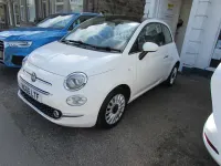Used Fiat 500 Lounge 69 HP (50 kW) 2017 White Hatchback
