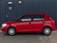 Used Skoda Fabia 60 HP (44 kW) 2013 Red Hatchback