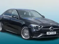 Used Mercedes C220 2022 Black Sedan