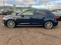 Used Audi A3 Black Edition 116 HP (85 kW) 2019 Blue Sedan