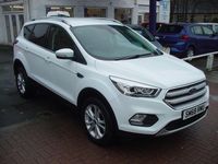 Used Ford Kuga Titanium 120 HP (88 kW) 2018 White SUV