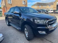Used Ford Ranger Limited 200 HP (147 kW) 2016 Black Pickup
