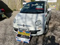 Second-hand Fiat 500 Lounge 69 CP (50 kW) 2009 Alb Cabrio
