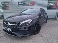 Used Mercedes A180 AMG Line Premium 122 HP (89 kW) 2015 Black Hatchback