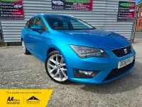 Used Seat Leon FR 125 HP (91 kW) 2016 Blue Estate