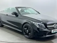 Used Mercedes C220 AMG Line Premium 194 HP (142 kW) 2019 Black Cabriolet
