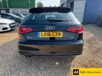 Used Audi A3 Sportback S-Line 150 HP (110 kW) 2016 Black Hatchback