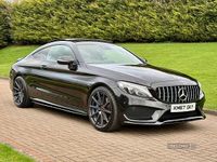 Used Mercedes C250 AMG Line Premium Plus 204 HP (150 kW) 2017 Black Coupe