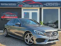 Used Mercedes C200 AMG line 136 HP (100 kW) 2018 Grey Sedan
