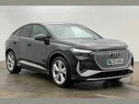 Used Audi Q4 e-tron S-Line 150 kW (204 HP) 2023 Black SUV