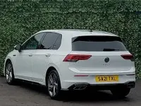 Used VW Golf VIII R-line 130 HP (95 kW) 2021 White Hatchback