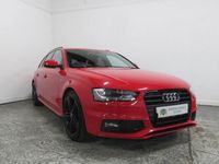 Used Audi A4 Black Edition 177 HP (130 kW) 2014 Red Estate