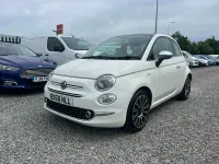 Used Fiat 500 Collezione 69 HP (50 kW) 2018 White Hatchback