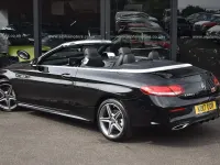 Used Mercedes C250 AMG line 204 HP (150 kW) 2017 Black Cabriolet