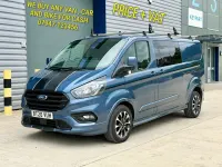 Used Ford Transit Custom Sport 185 HP (136 kW) 2020 Blue Van