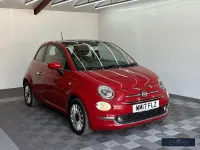 Used Fiat 500 Lounge 85 HP (62 kW) 2017 Red Hatchback