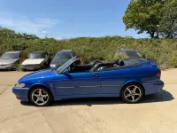 Used Saab 9-3 230 HP (169 kW) 1999 Blue Cabriolet