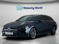 Used Mercedes CLA250 AMG Line Premium Plus 224 HP (164 kW) 2022 Blue Coupe