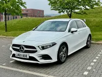 Used Mercedes A180 AMG line 2019 White Hatchback