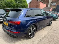 Used Audi Q7 Black Edition 286 HP (210 kW) 2021 Blue SUV