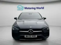 Used Mercedes CLA180 AMG line 136 HP (100 kW) 2022 Blue Coupe
