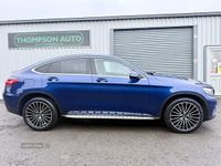 Used Mercedes GLC220 170 HP (125 kW) 2019 Blue Coupe
