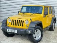 Used Jeep Wrangler Rubicon 285 HP (209 kW) 2015 Yellow SUV