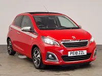 Used Peugeot 108 Collection 82 HP (60 kW) 2018 Red Hatchback