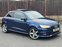 Used Audi A1 S-Line 2015 Blue Hatchback