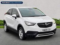Used Vauxhall Crossland X Business Edition 130 HP (95 kW) 2020 White SUV