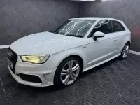 Used Audi A3 S-Line 2014 White Hatchback