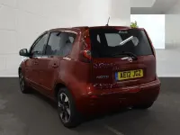 Used Nissan Note N-TEC 110 HP (80 kW) 2012 Red Hatchback