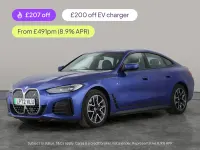 Used BMW i4 M Sport 250 kW (340 HP) 2023 Blue Sedan