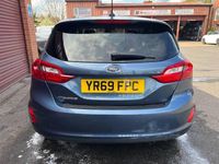Used Ford Fiesta Titanium 125 HP (91 kW) 2019 Blue Hatchback