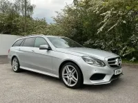 Gebraucht Mercedes E220 AMG 2014 Silber Kombi